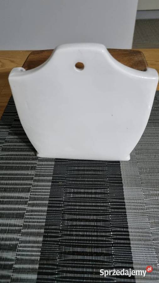 Pojemnik Ceramiczny Solniczka vintage Wyposażenie wnętrz Wola Podłężna sprzedam