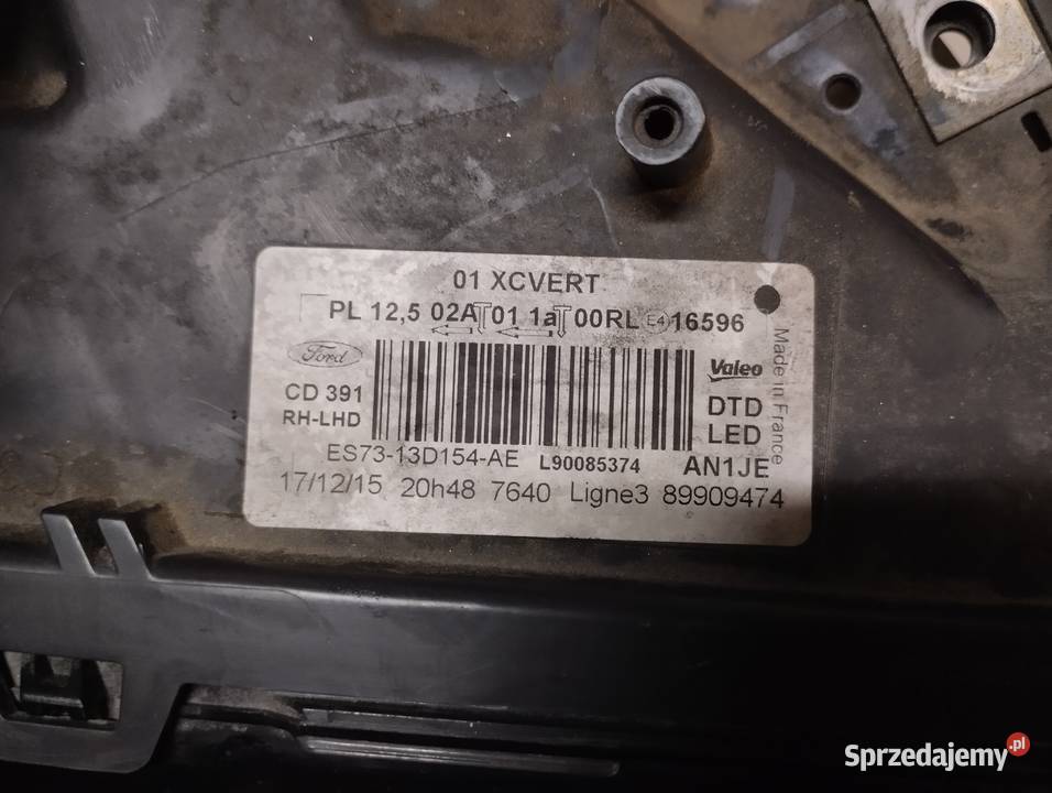 Lampa prawa do Ford mondeo MK 5 osobowe Drezdenko