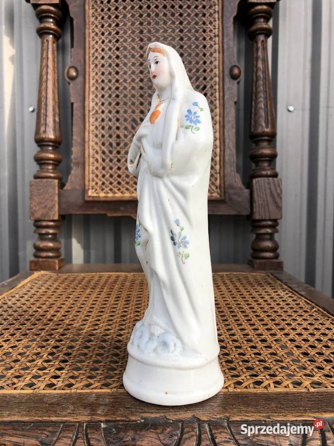 Figurka Matki Boskiej porcelanowa Łowicz