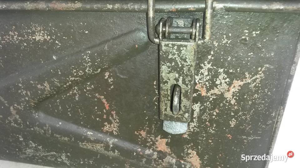 Skrzynia Wojskowa na dokumenty Wermacht wielkopolskie Poznań