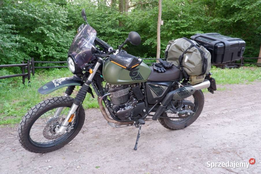 Motocykl retro scrambler SWM six days 500