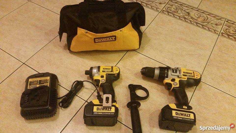 NOWY KOMPLET narzędzi DeWalt wkrętarka i