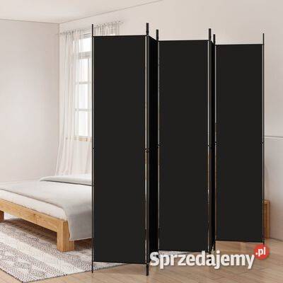 vidaXL Parawan 5panelowy czarny 250x220 Warszawa sprzedam