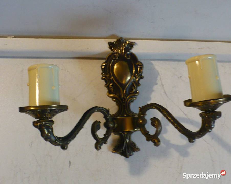 Kinkiet mosiężny podlaskie