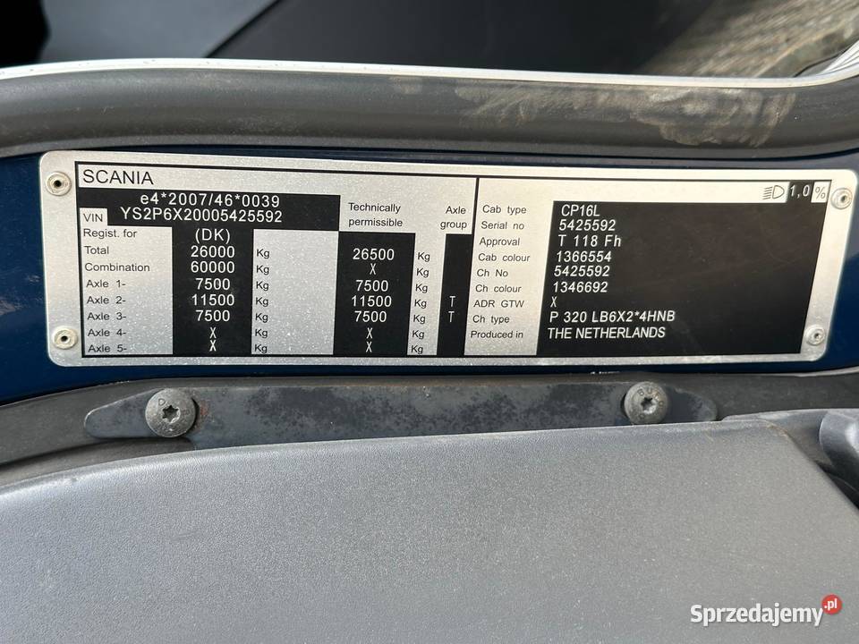 Scania P320 śmieciarka 2016WAGA Prasa Terberg diesel Śmieciarki świętokrzyskie Nowiny