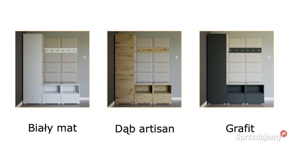 Garderoba do przedpokoju Lena 1 różne warianty Tarchały Małe