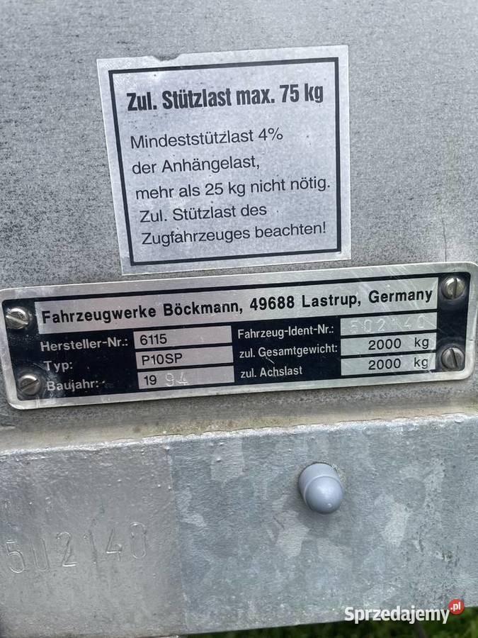 Przyczepa do przewozu Koni podlaskie Suwałki