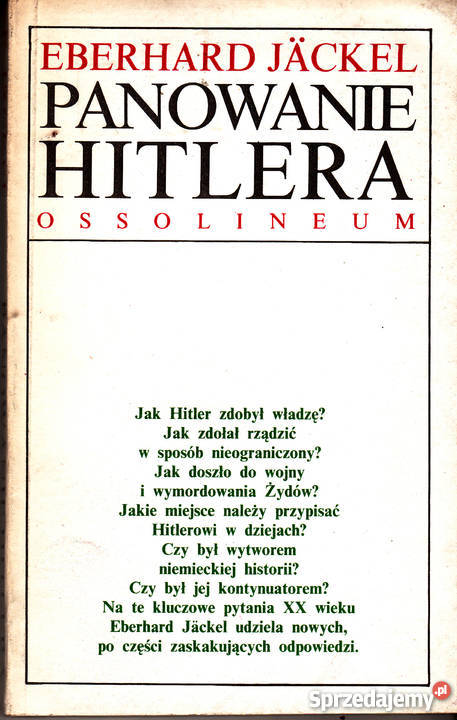 01851 PANOWANIE HITLERA SPEŁNIENIE ŚWIATOPOGLĄDU Czyrna