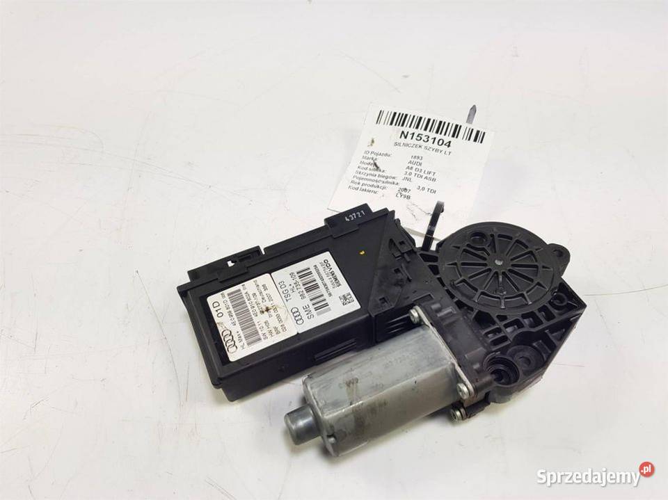 SILNICZEK SZYBY LT AUDI A8 D3 LIFT 4E0959801D kujawsko-pomorskie