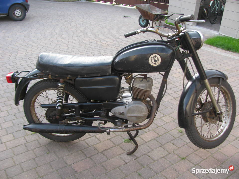 WSK 125 B3 1980r oryginał plomby mały przebieg łódzkie