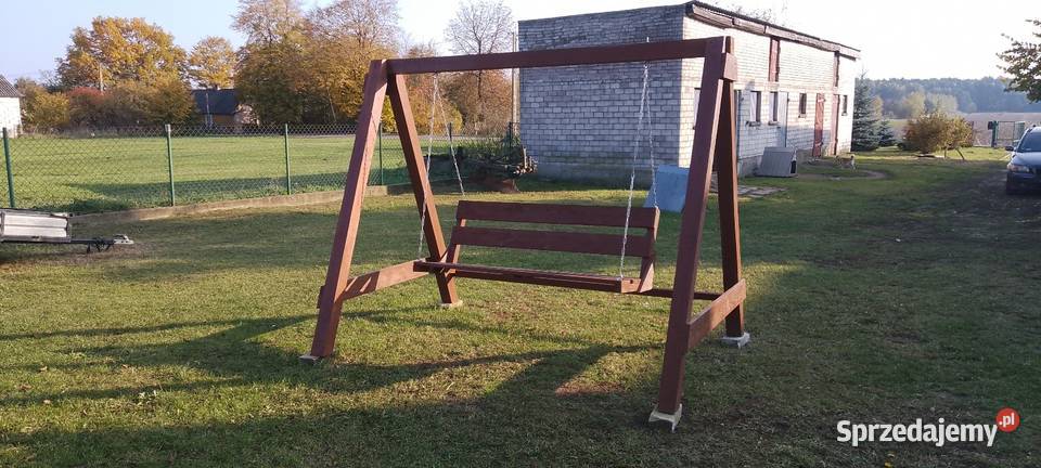 Huśtawka Ogrodowa Drewniana