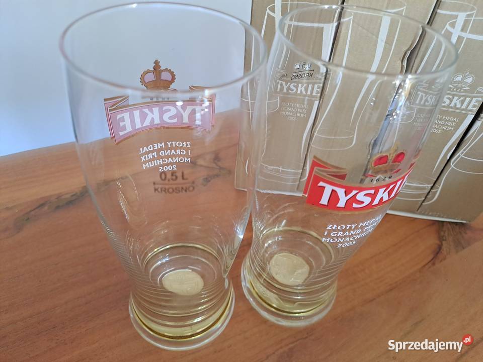 2x Pokal Szklanka do piwa tyskie Monachium 2005 mazowieckie sprzedam