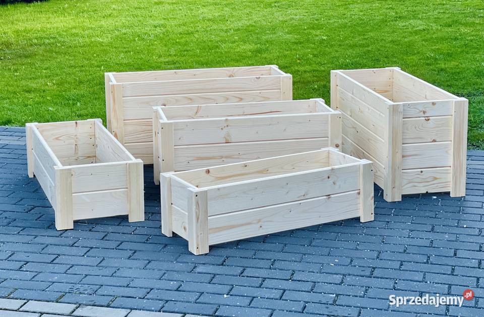 donice drewniane ogrodowe donice tarasowe donica mazowieckie Warszawa sprzedam