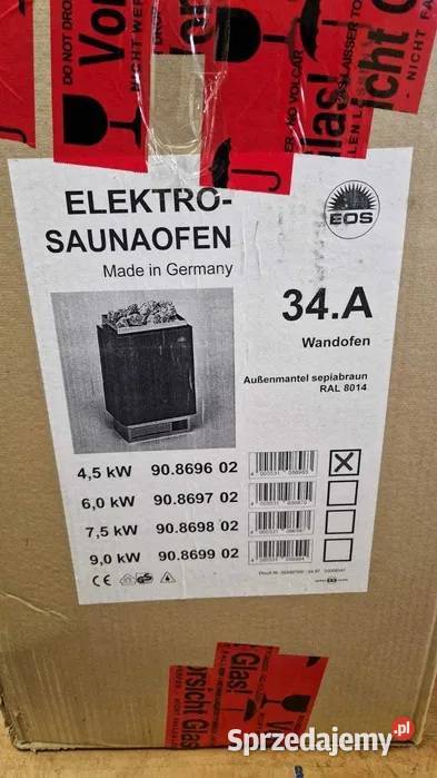 Elektryczny piec do sauny EOS 34A 45 KW nowy Zielona Góra