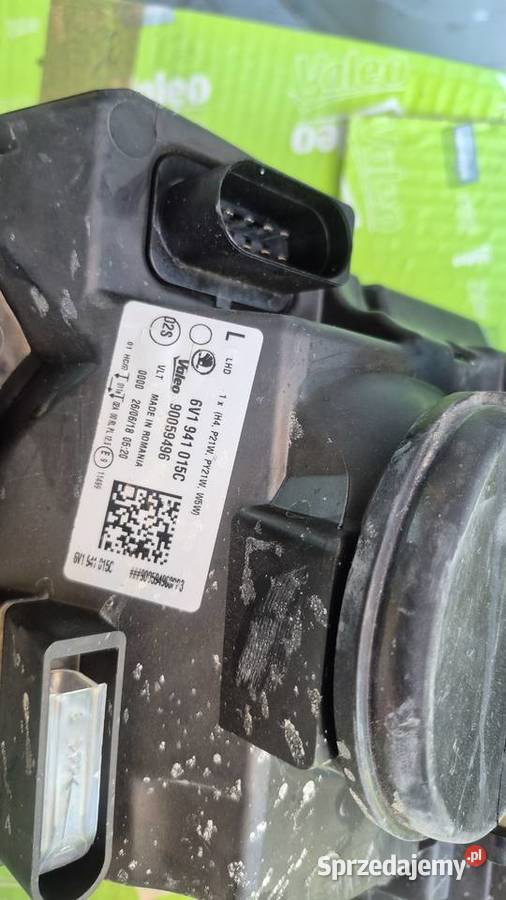 Lampy przód skoda fabia 3 komplet prawa lewa osobowe Myszków