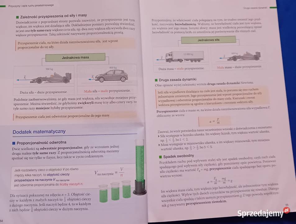 Odkryć fizykę 1 Zakr podstawowy MBraun WŚliwa tradycyjny podręcznik Koźminek sprzedam