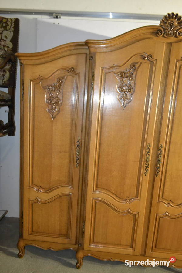 szafa ludwikowska 4 drzwiowa dąb śląskie Będzin