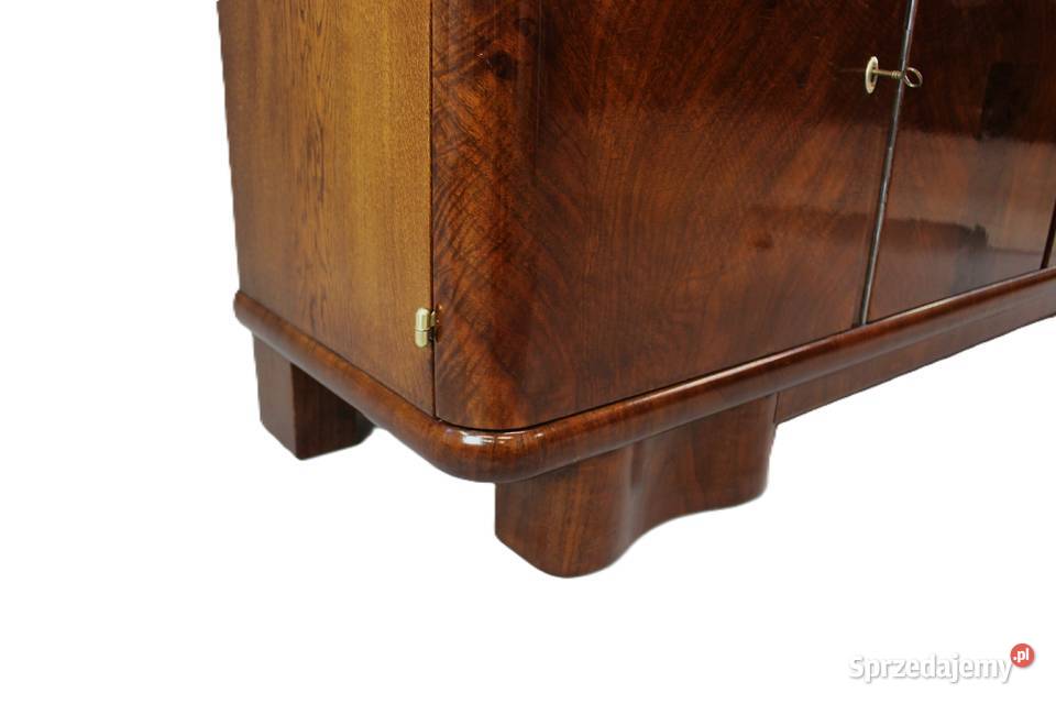 Niska komoda art deco pod telewizor RTV głęboka