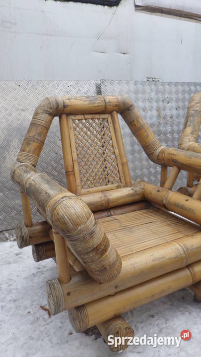 Meble Ogrodowe Tarasowe Bambusowe Bamb Dębica