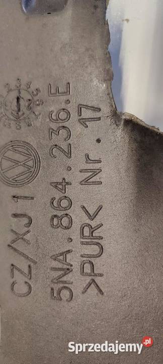 VW TIGUAN II WYGŁUSZENIE BŁOTNIKA PRAWE