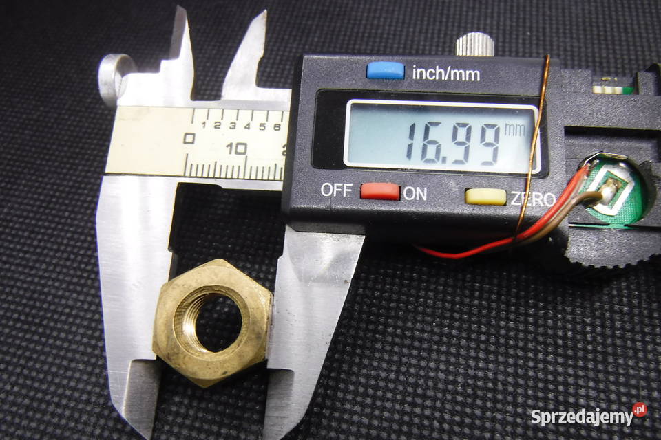 Nakrętka mosiężna M10 nakrętki mosiężne skok Otwock sprzedam