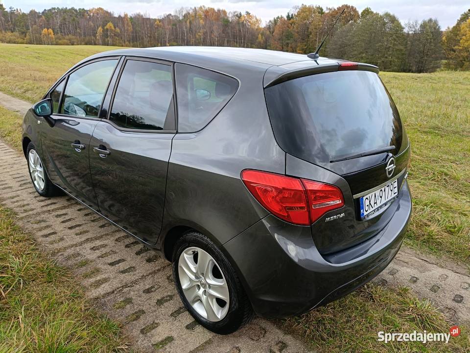 Opel Meriva 14 turbo Benz pierwszy właść ładny manualna Kartuzy