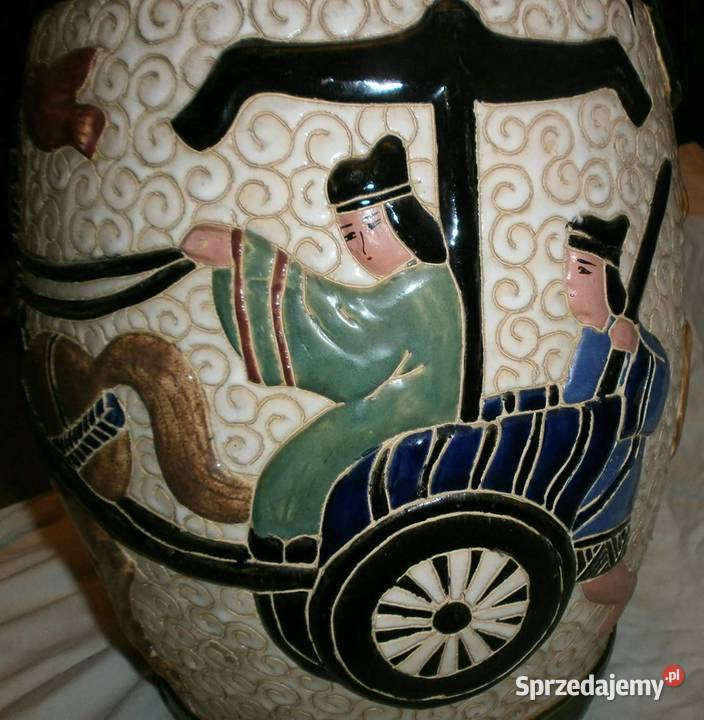 Duża Waza Kwietnik Ceramiczny Siedzisko Gliniane Kraków