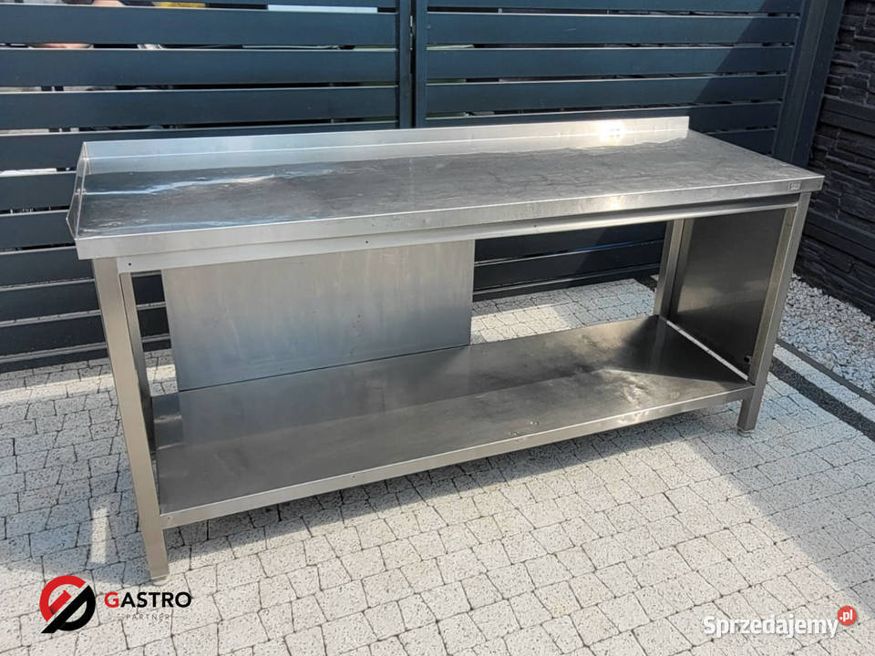 Stół gastronomiczny z półką 180x60x85
