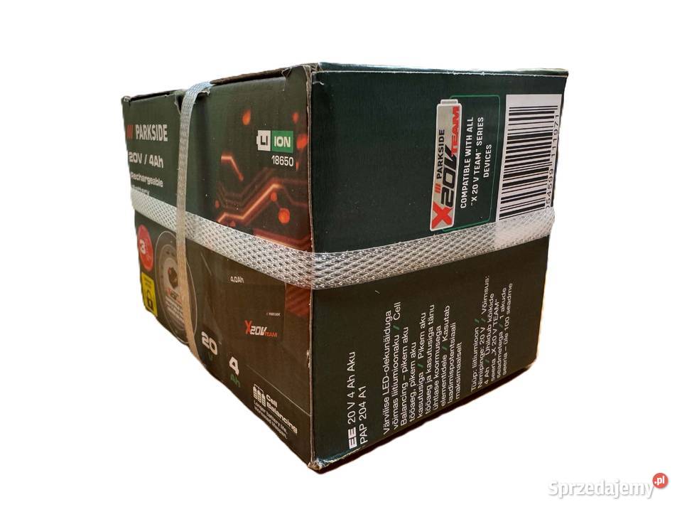 Akumulator LiIon Parkside 20 V 4 Ah PAP 204 A1 warmińsko-mazurskie Elbląg