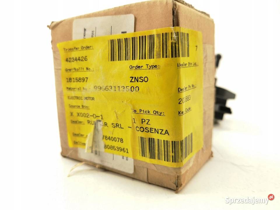 SILNIK REGULACJI LAMPY PRZÓD PORSCHE 996 osobowe lubelskie