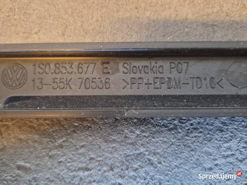 Kratka zderzaka VW UP 1216 wielkopolskie Kwilcz