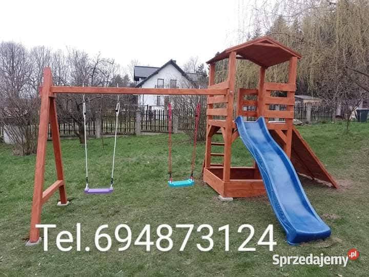 Drewniany plac zabaw małopolskie Krzeszów