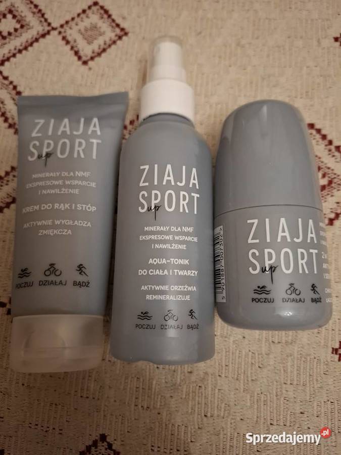 Ziaja SPORT zestaw krem do rąk stóp dezodoranr Warszawa sprzedam
