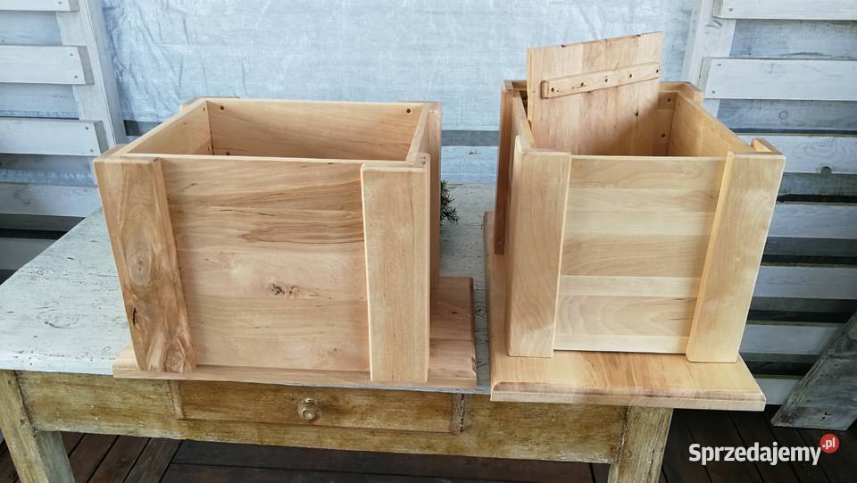 Skrzynka na drewno skrzynka na winyle donica Radków
