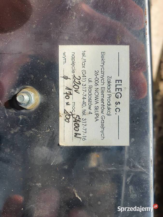 Grzałka opaskowa ceramiczna mikanitowa