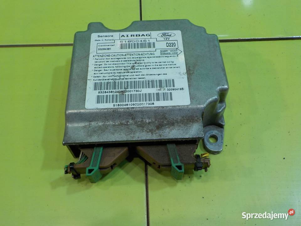 FORD KA MK2 II 12 B 09r 3D modul sensor AIRBAG sprzedam