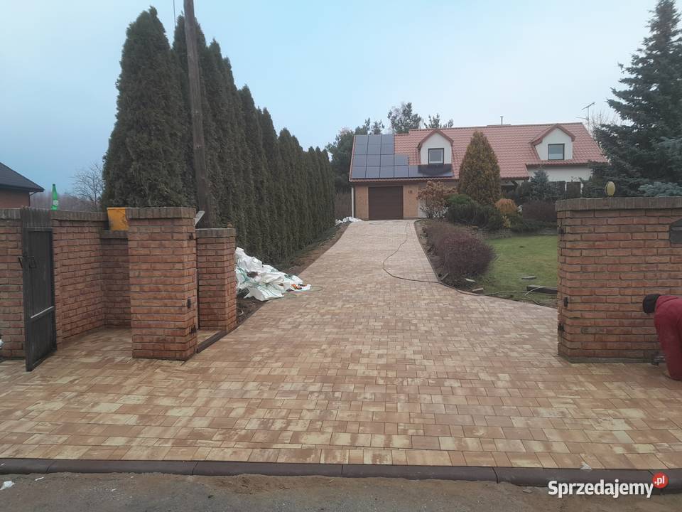Brukarstwo układanie kostki brukowej sprzedaż łódzkie