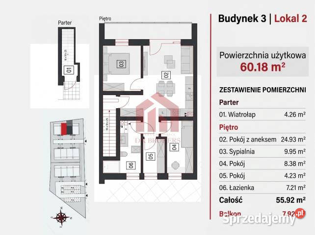Mieszkanie do sprzedania Tyczyn 6018m2