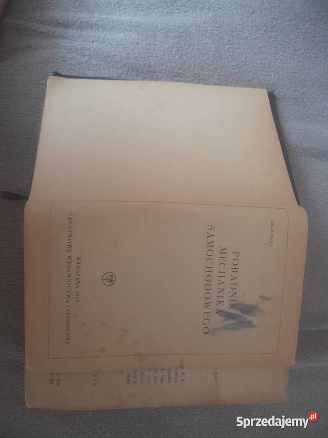 Poradnik mechanika samochodowego 1955 pomorskie Słupsk