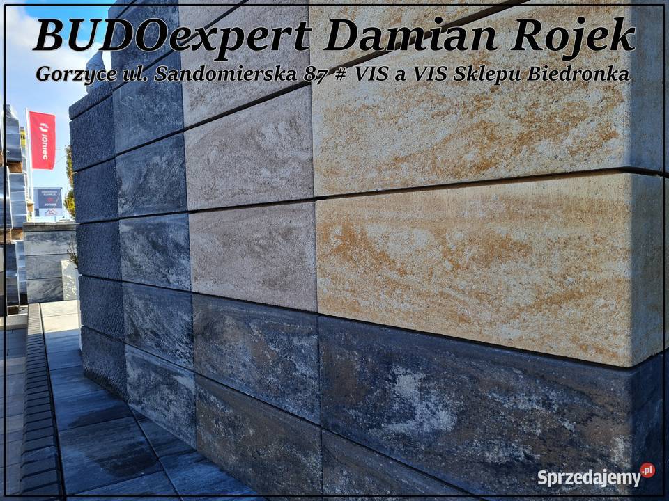 Nowoczesny bloczek na ogrodzenie Styrobud Fini podkarpackie Stalowa Wola