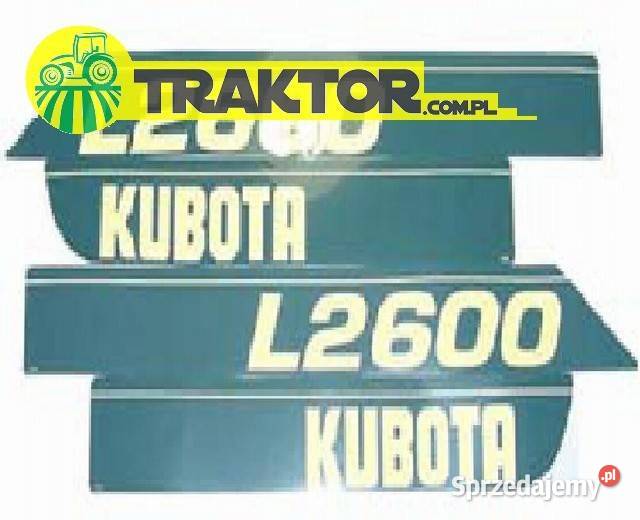 Zestaw naklejek KUBOTA L2600 Tajęcina