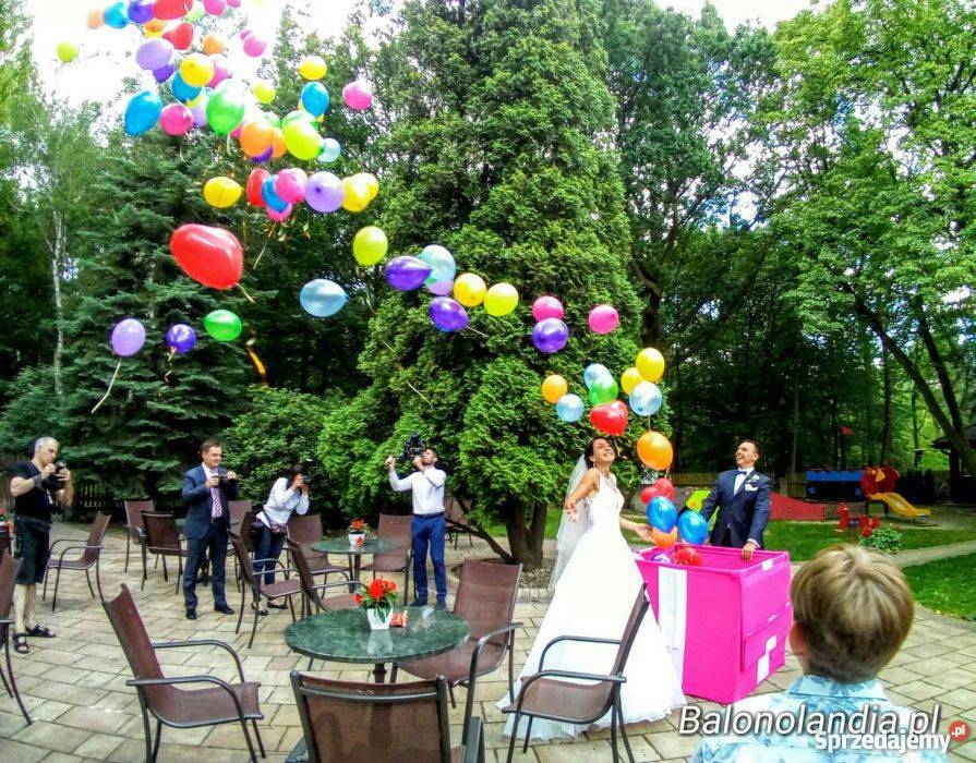 Pudło z balonami pudło niespodzianka balony z Katowice sprzedam