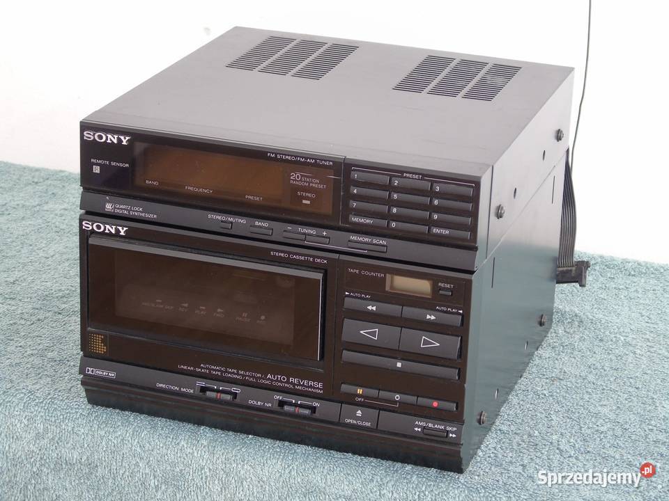 Tuner i magnetofon Sony ST909R dwa segmenty Jasło