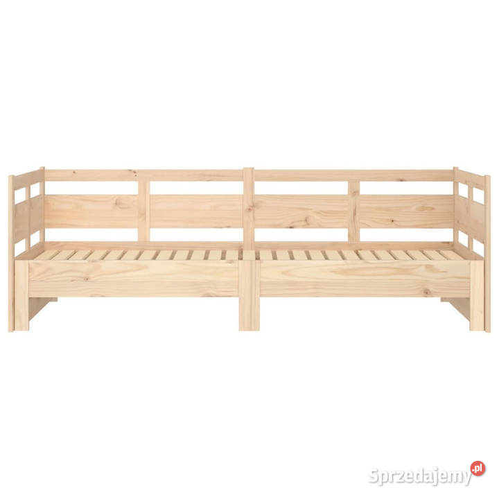 Łóżko rozsuwane lite drewno sosnowe 2x90x200 mazowieckie Warszawa