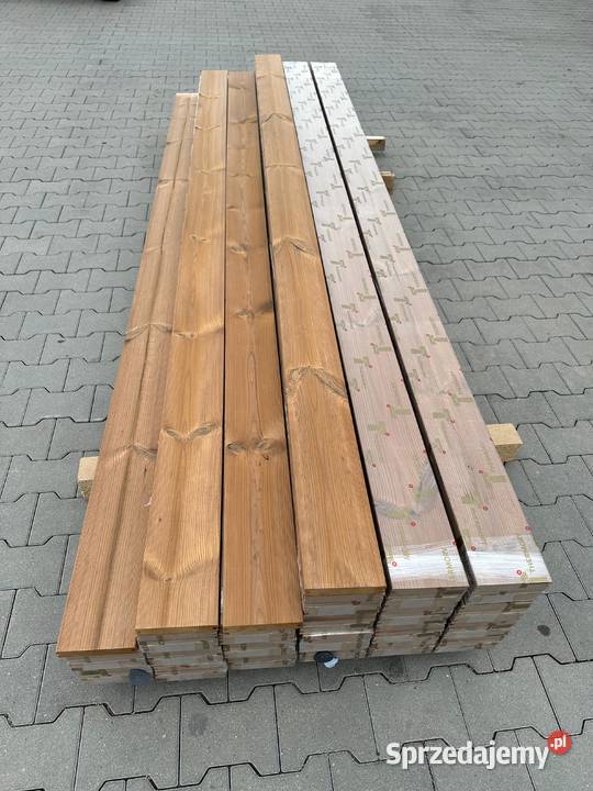 Deska tarasowa Thermo termo sosna ryflowana Prusice