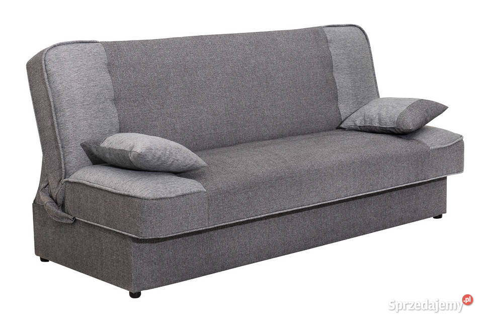 Wersalka Tapicerowana Popielata bez Boków FINKA 215cm Ropczyce