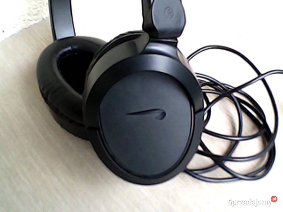 Słuchawki nauszne przewodowe lekkie z 2 wtykami Warszawa