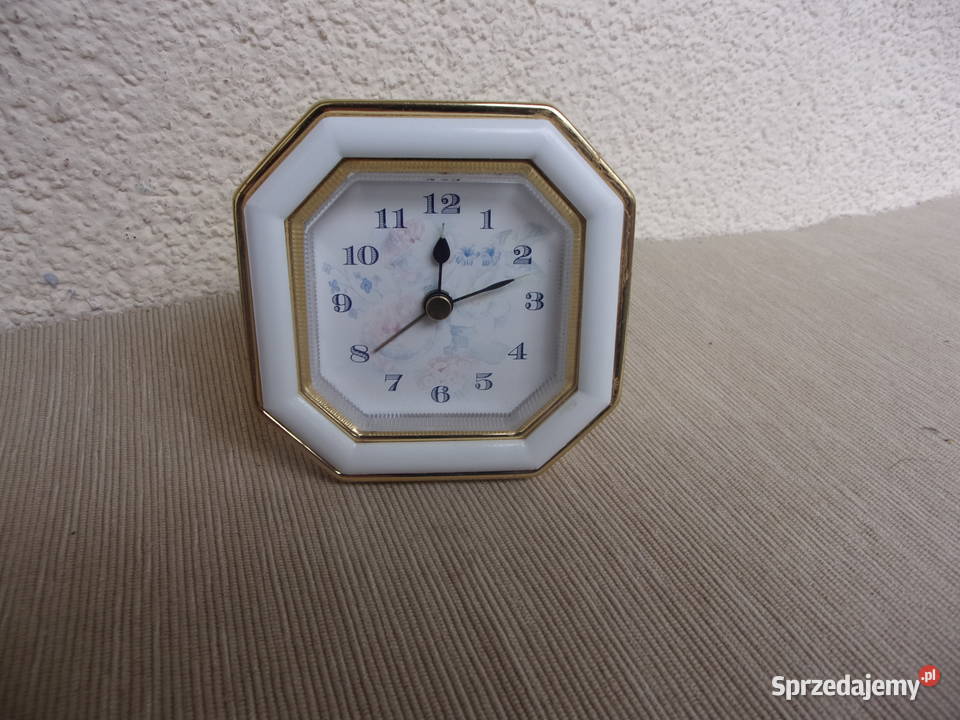 ładny Budzik Angielski z lat 80 tych super