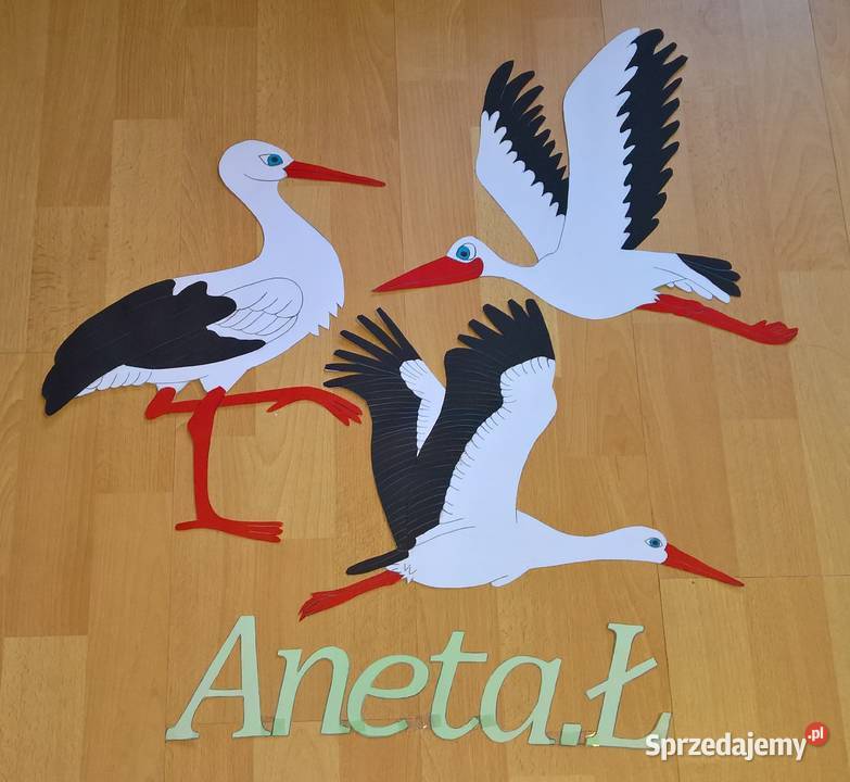 Dekoracje dwustronne okienne o tematyce Ryki