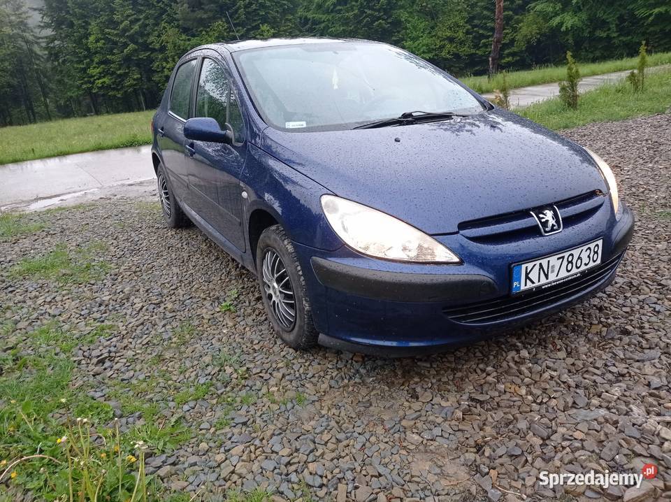 Peugeot 307 16 benzyna 170 przebiegu immobilizer małopolskie Kąclowa